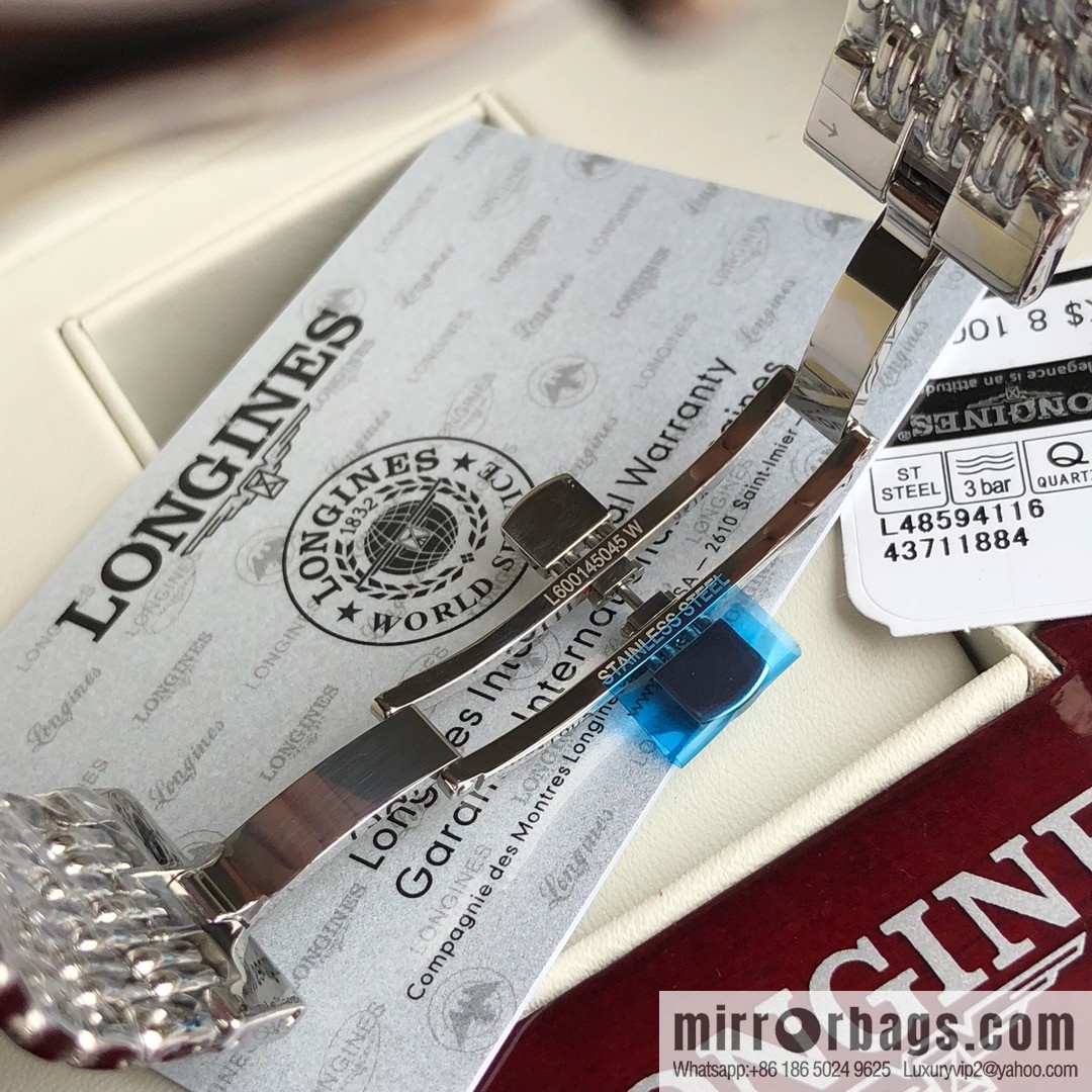 Longines Luya Series - Casual Fashion Couple Ladies Quartz Watch Men's 39mm, Women's 24mm