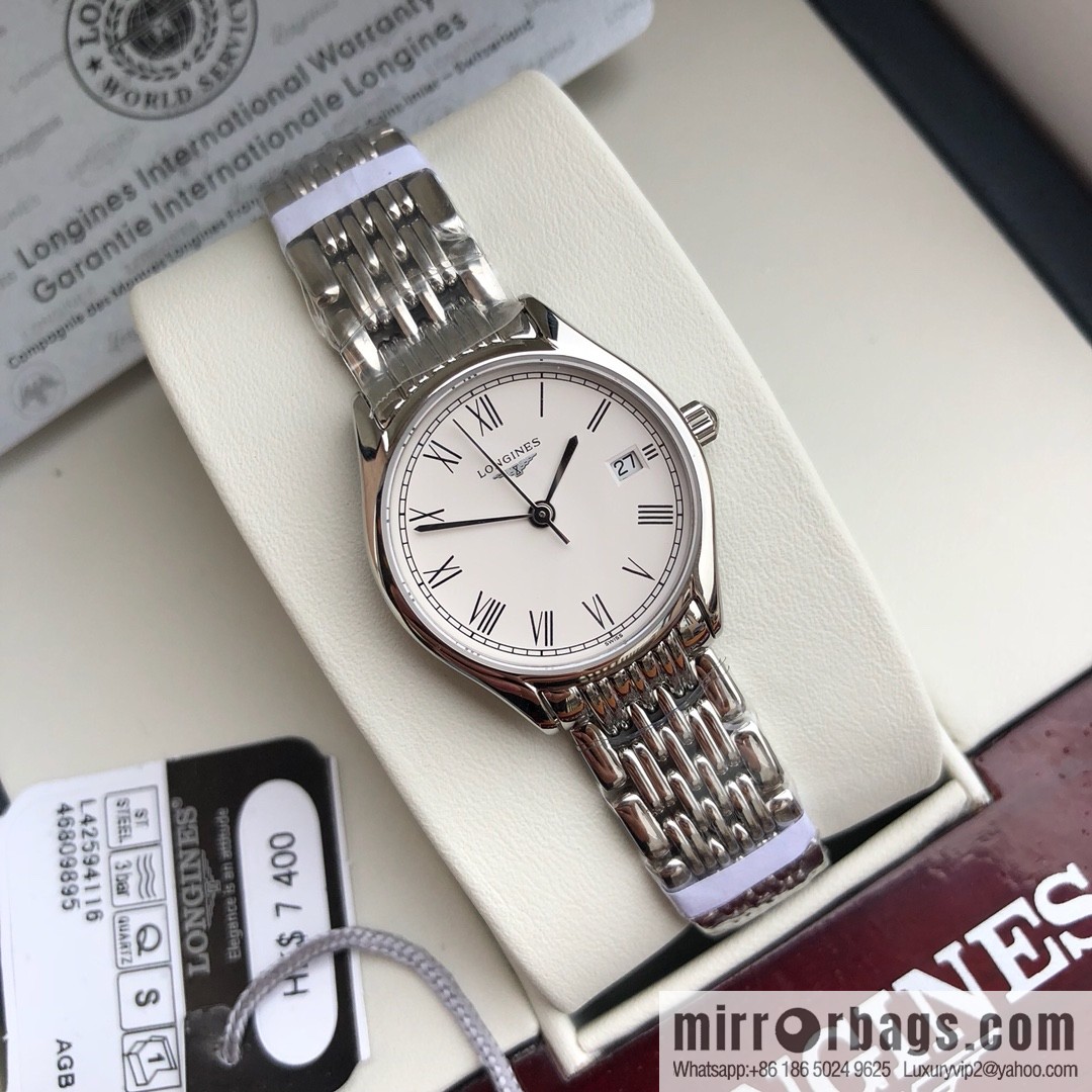 Longines Luya Series - Casual Fashion Couple Ladies Quartz Watch Men's 39mm, Women's 24mm