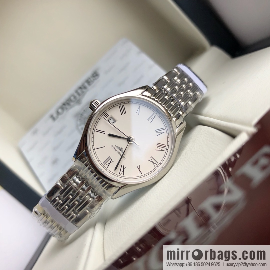 Longines Luya Series - Casual Fashion Couple Ladies Quartz Watch Men's 39mm, Women's 24mm