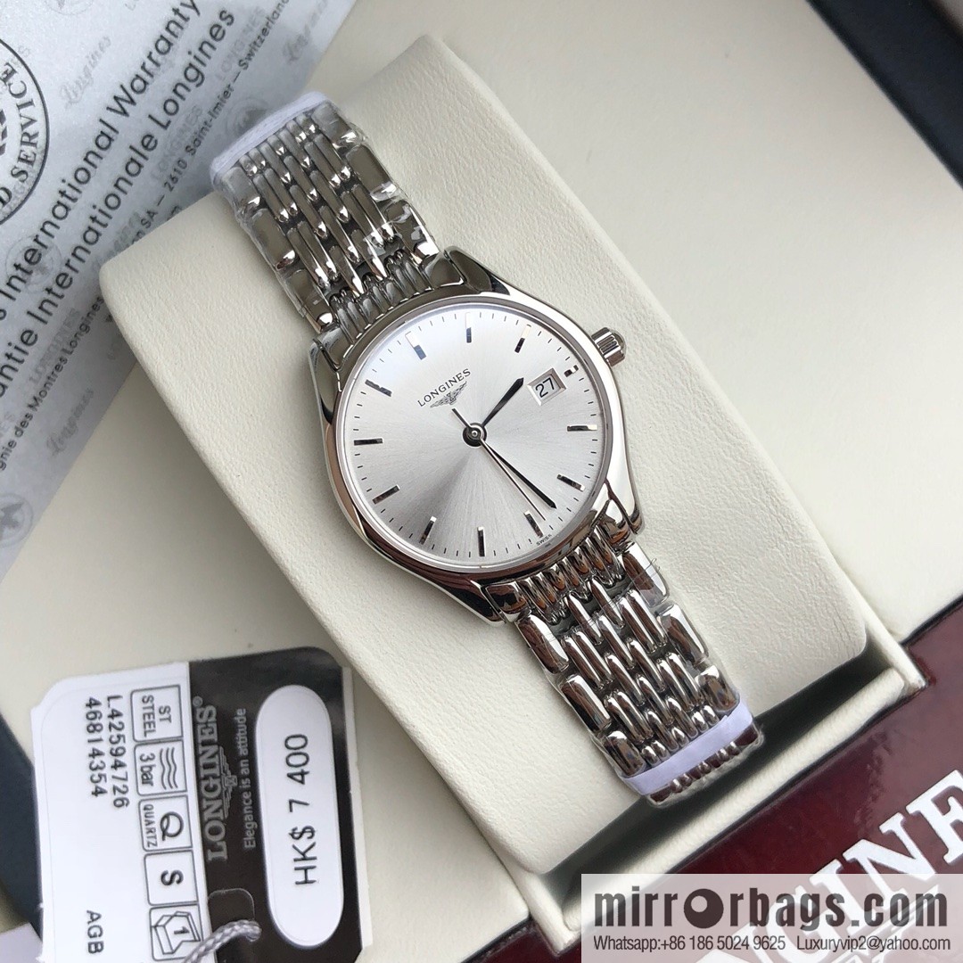 Longines Luya Series - Casual Fashion Couple Ladies Quartz Watch Men's 39mm, Women's 24mm