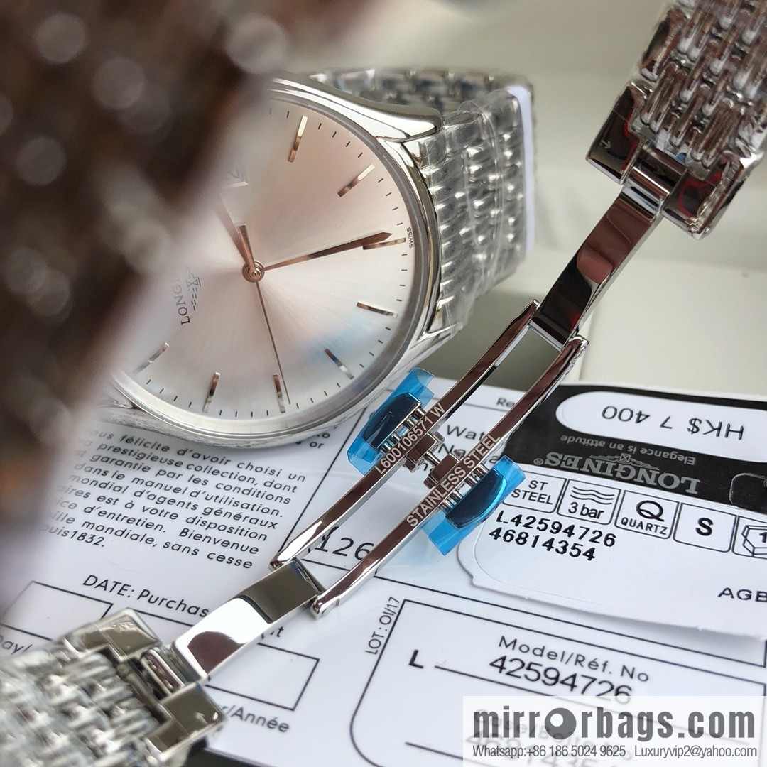 Longines Luya Series - Casual Fashion Couple Ladies Quartz Watch Men's 39mm, Women's 24mm