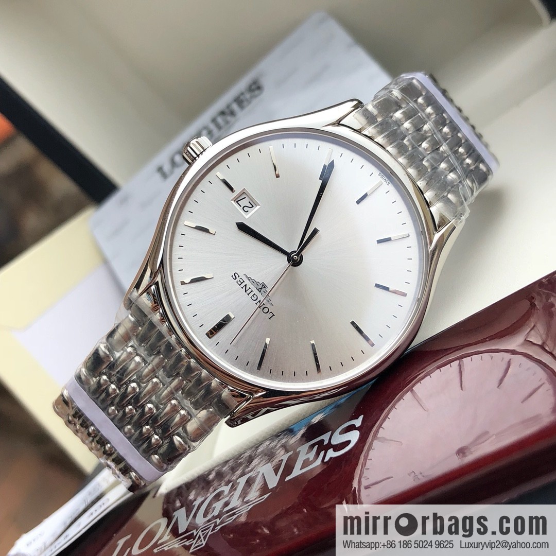 Longines Luya Series - Casual Fashion Couple Ladies Quartz Watch Men's 39mm, Women's 24mm