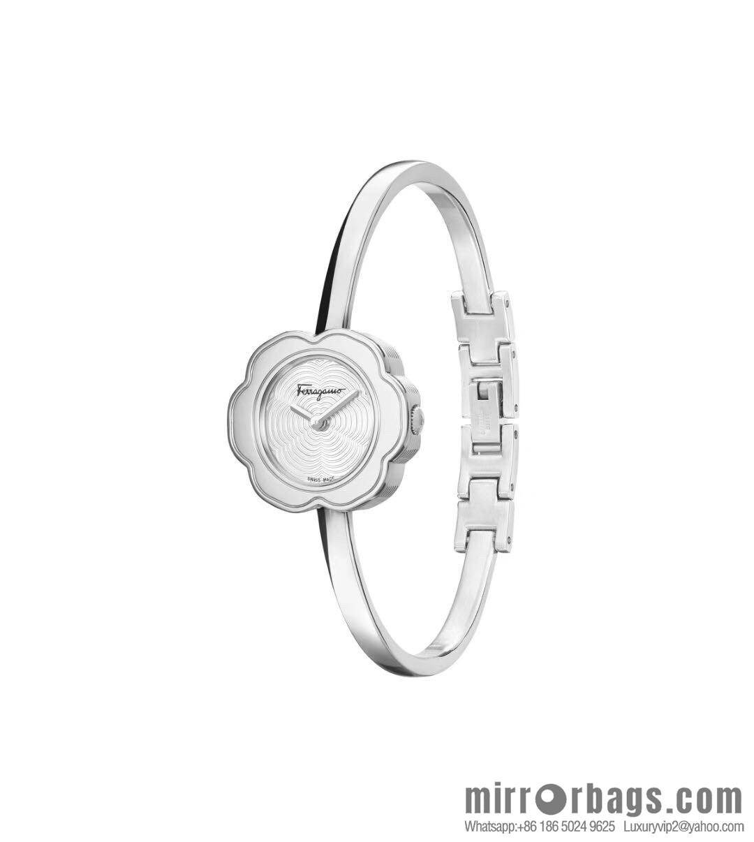 🎉🎉New counters are updated simultaneously! Ferragamo Salvatore Ladies Watch Flower Shape 26mm Sapphire Glass Swiss Quartz Movement