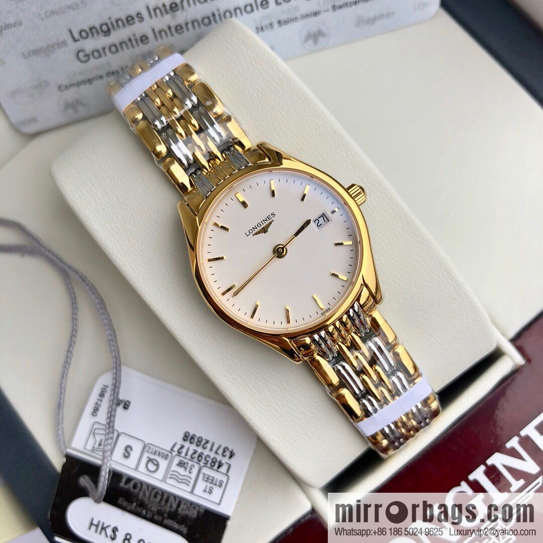 Longines Luya Series - Casual Fashion Couple Ladies Quartz Watch Men's 39mm, Women's 24mm