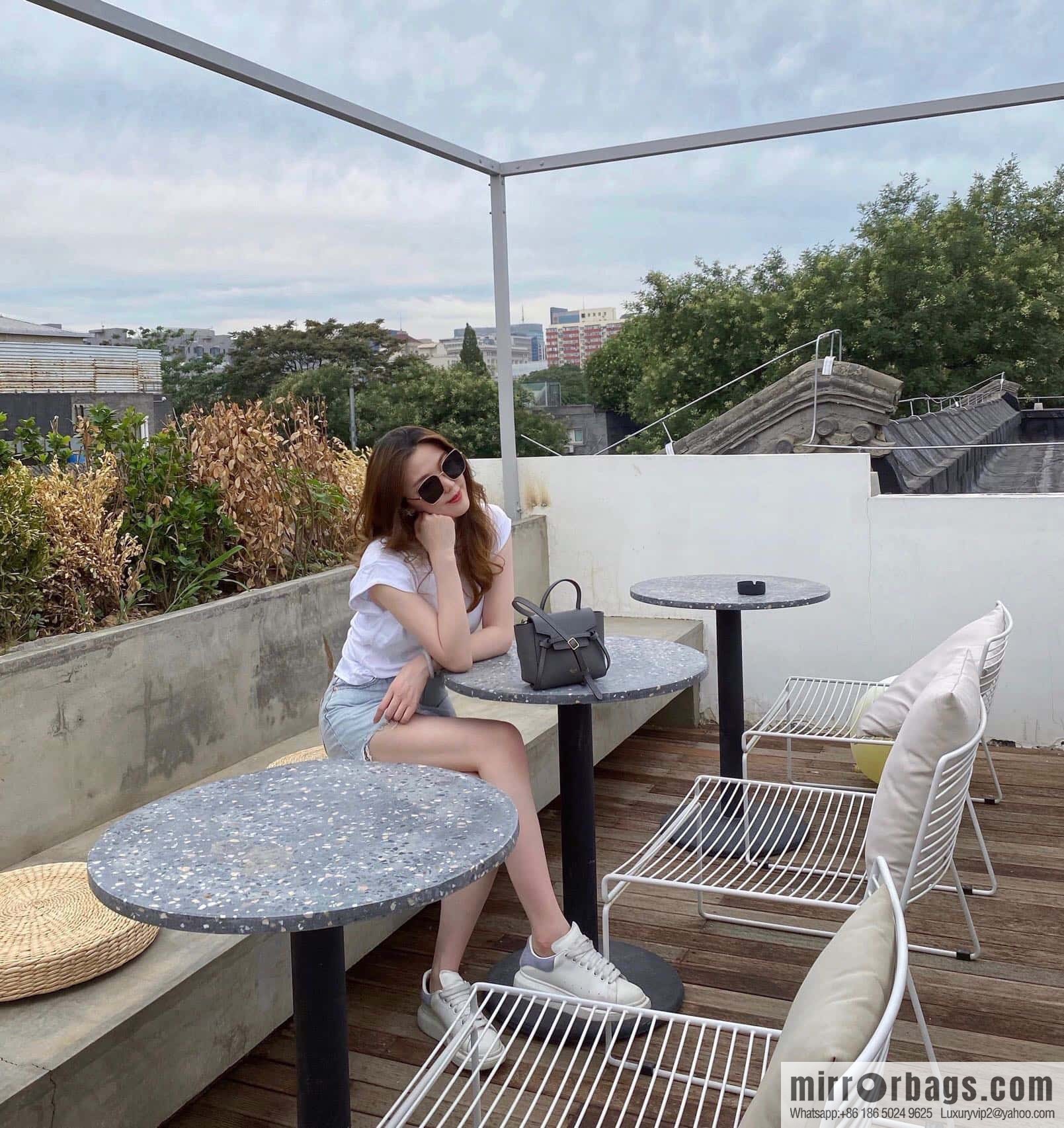 CELINE Belf PICO mini grained calfskin handbag, model 194263