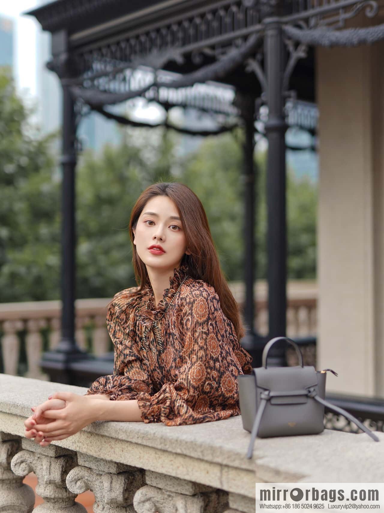 CELINE Belf PICO mini grained calfskin handbag, model 194263