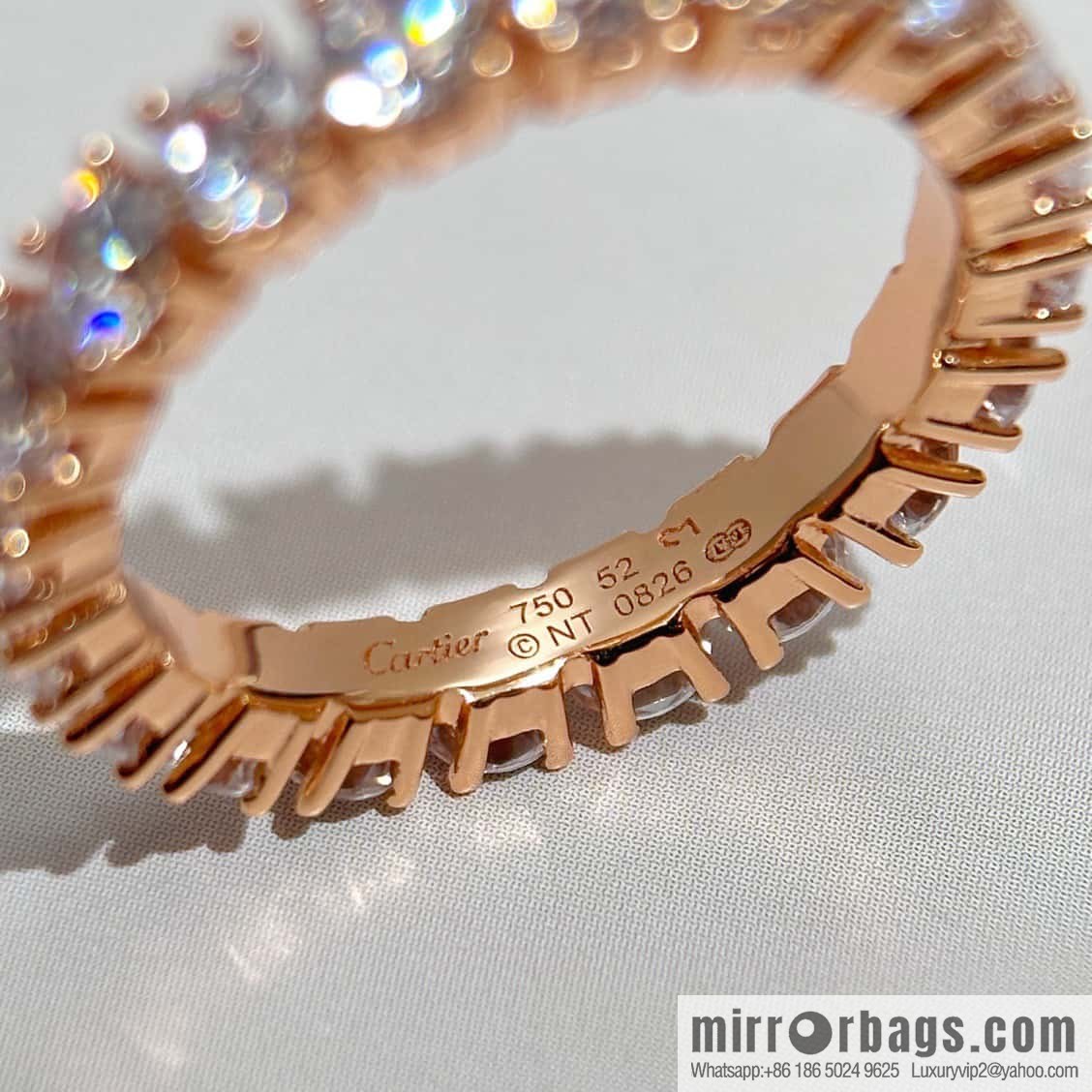 ❗️CNC version ❗️ ☀️ original order ☀️ Cartier CARTIER DESTINEE wedding full diamond ring ☀️