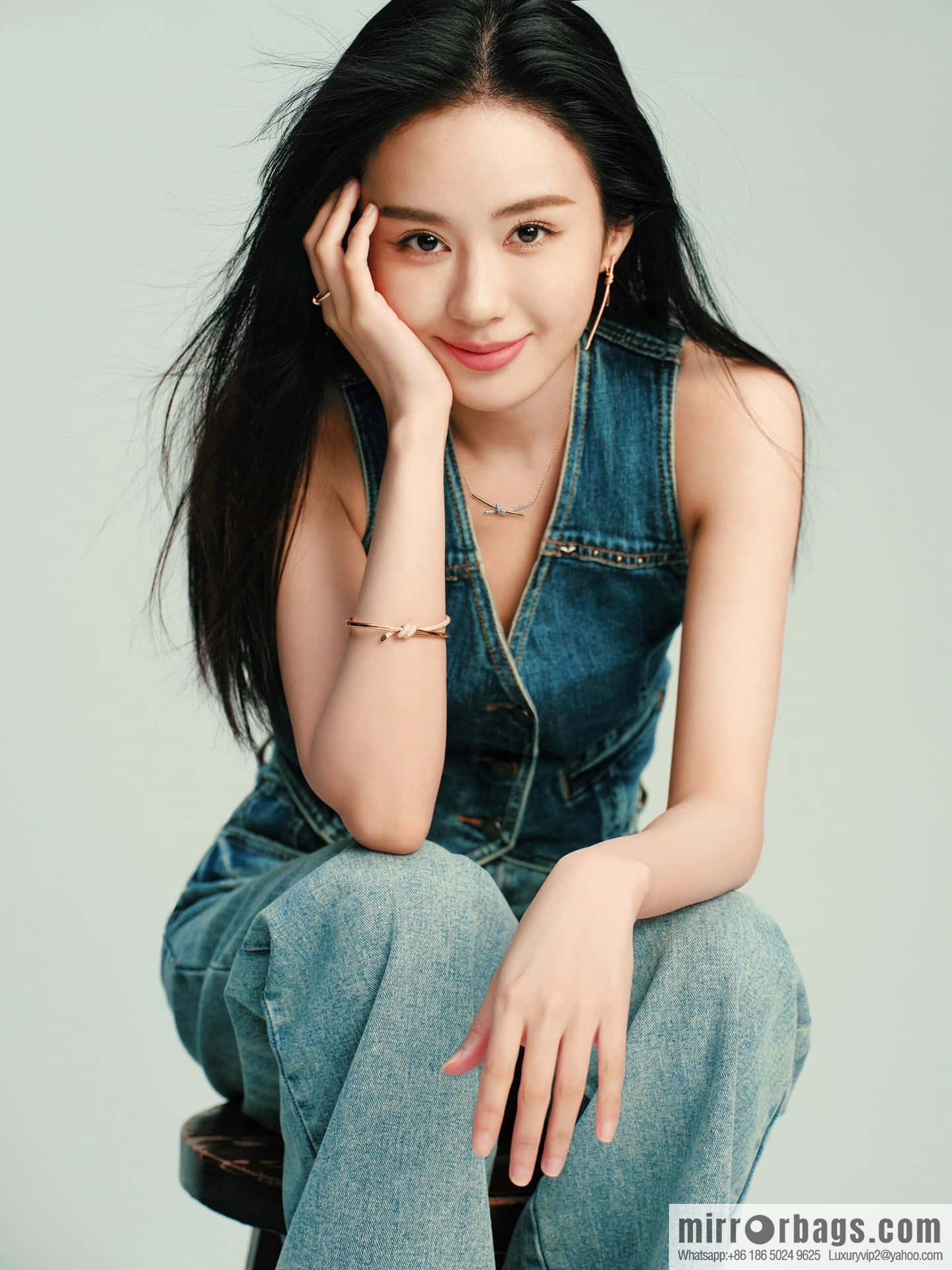 ❤️ TIFFANY & Co. Tiffany Knot Series Two-Color Gold Diamond Necklace