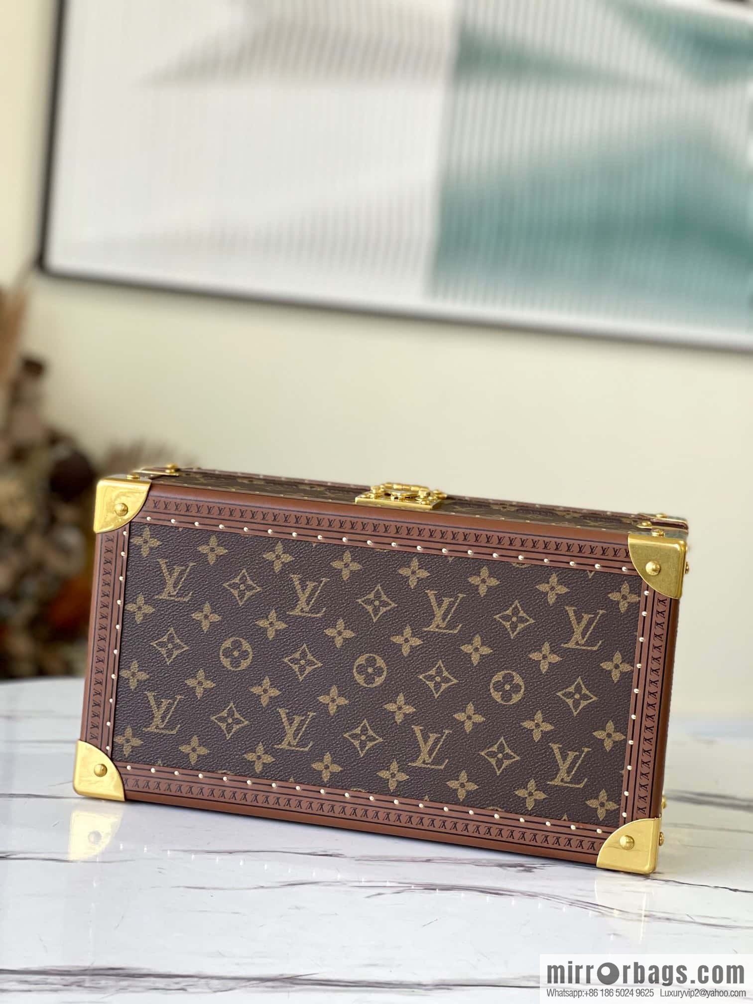 M47641 monogram/red COFFRET 8 MONTRES case