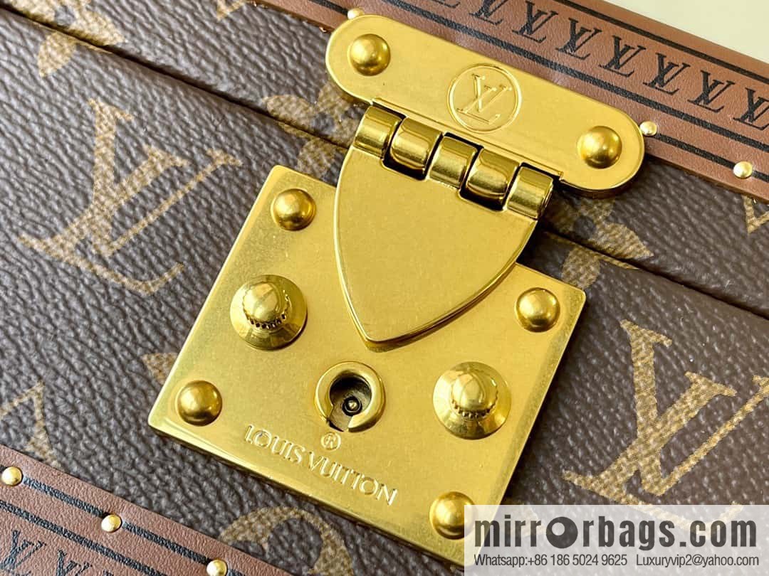 M47641 monogram/apricot COFFRET 8 MONTRES case