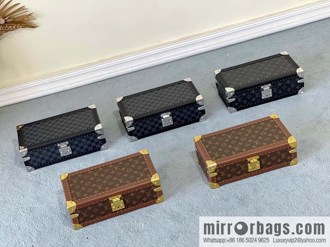 M47641 monogram/red COFFRET 8 MONTRES case