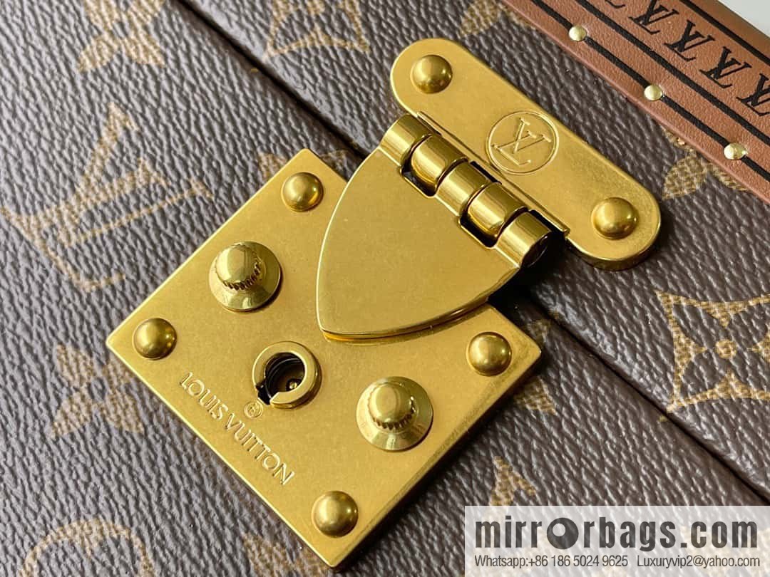 πM20209 monogram Apricot, Multifunctional Storage Box MCoffret Accessoires Hard Case