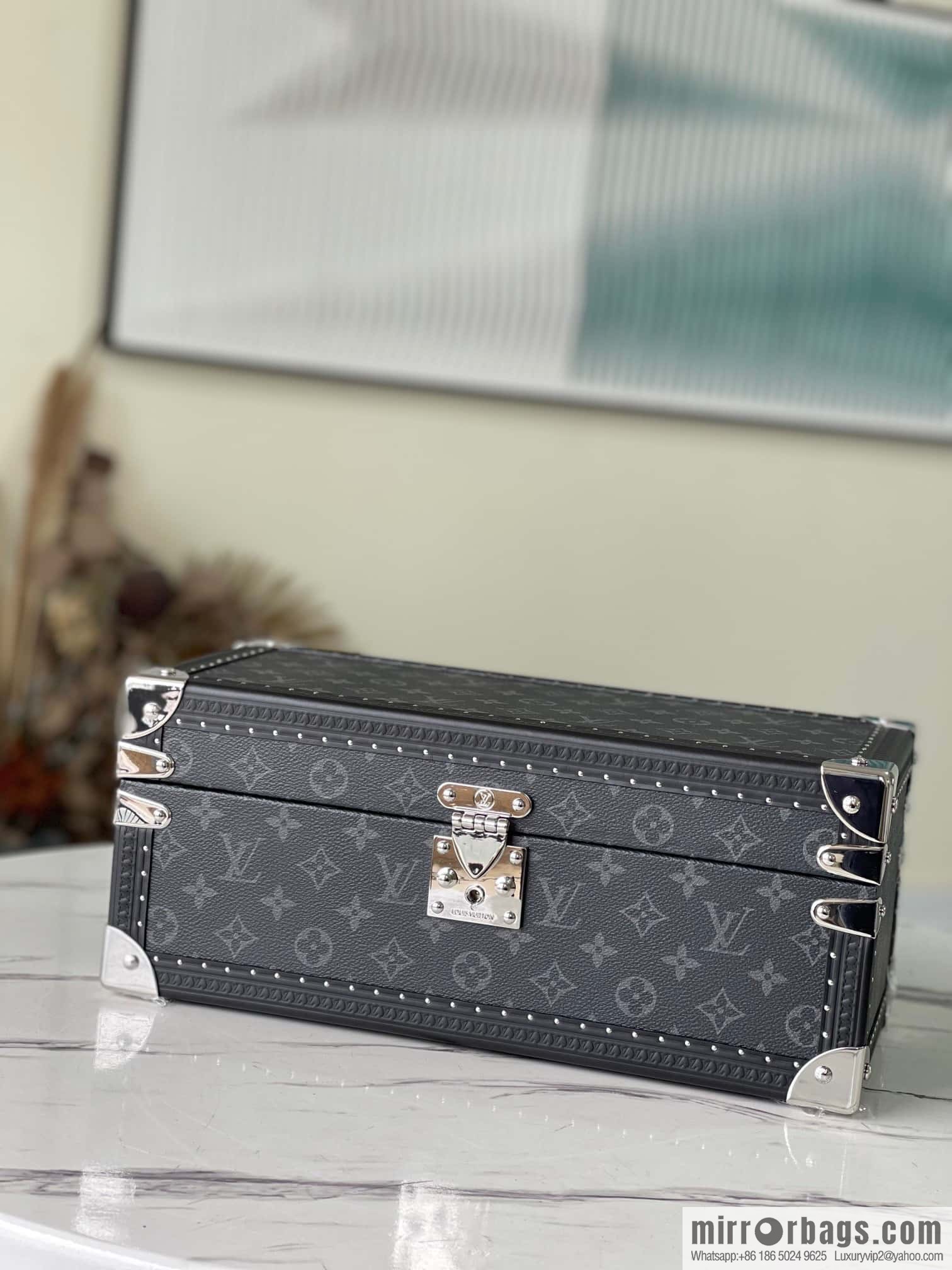 M20209 Black Flower Ash, Multifunctional Storage Box MCoffret Accessoires Hard Box