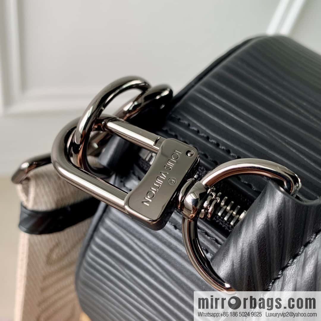 M23092 black Soft Polochon handbag