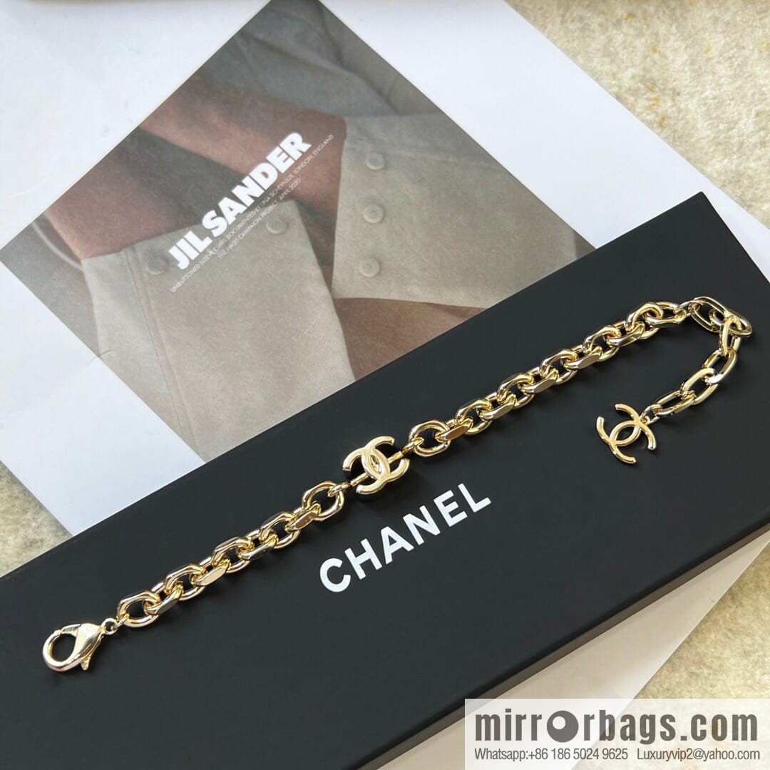 New Chanel double c bracelet necklace