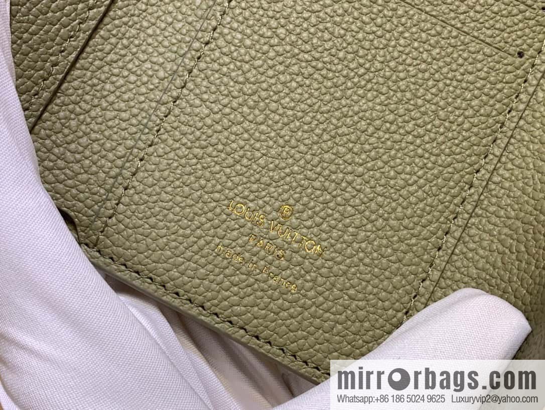 M80086 grass green, silk screen) Victorine wallet