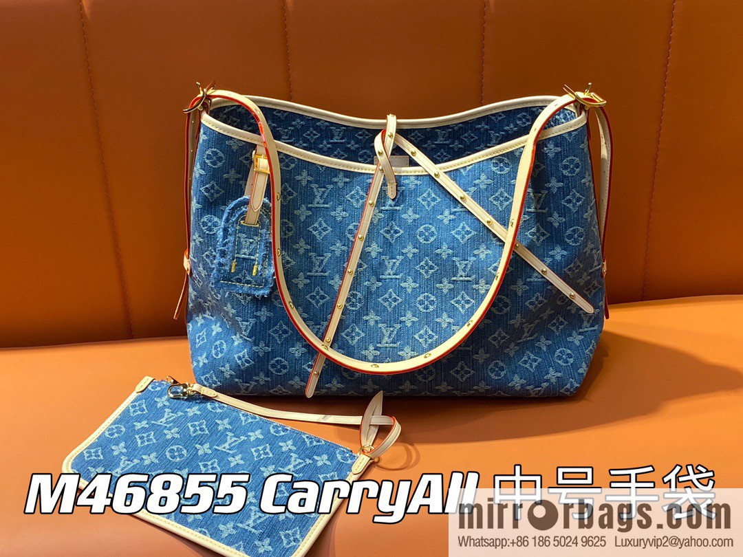 CARRYALL MM Handbag M46855 Blue (Denim) CarryAll Medium Handbag