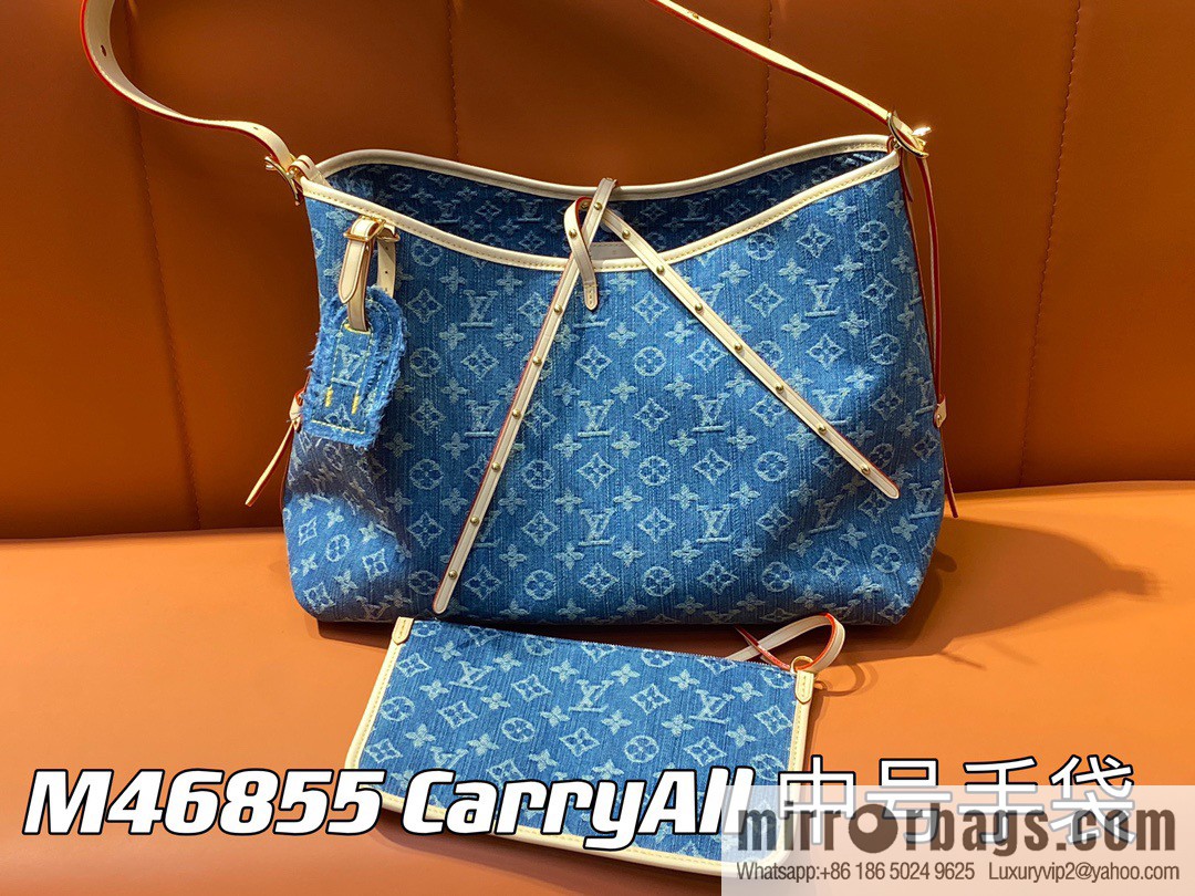 CARRYALL MM Handbag M46855 Blue (Denim) CarryAll Medium Handbag