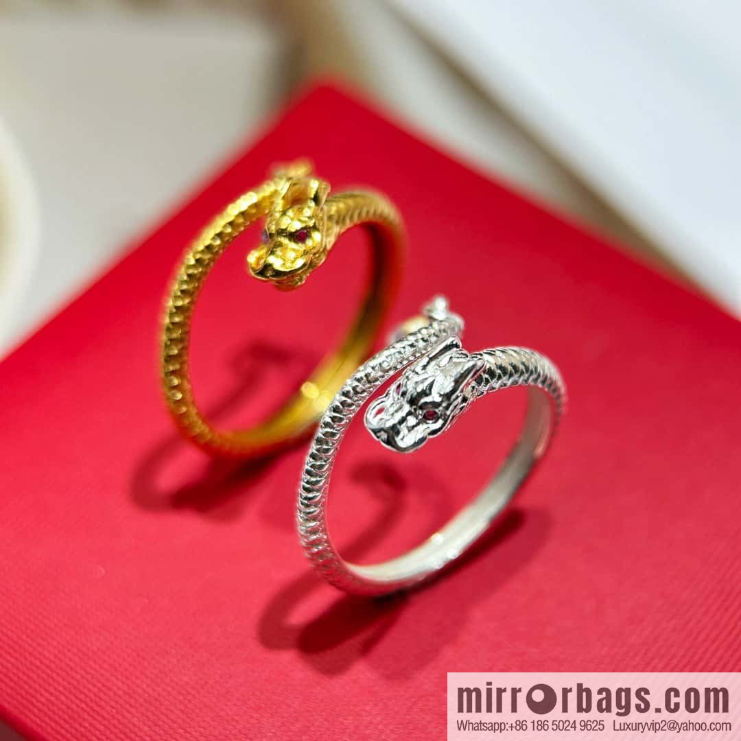 ☀️Chow Tai Fook Dragon Year series Xiaohongshu grass Internet celebrity wind Shenlong wagging tail ring ☀️