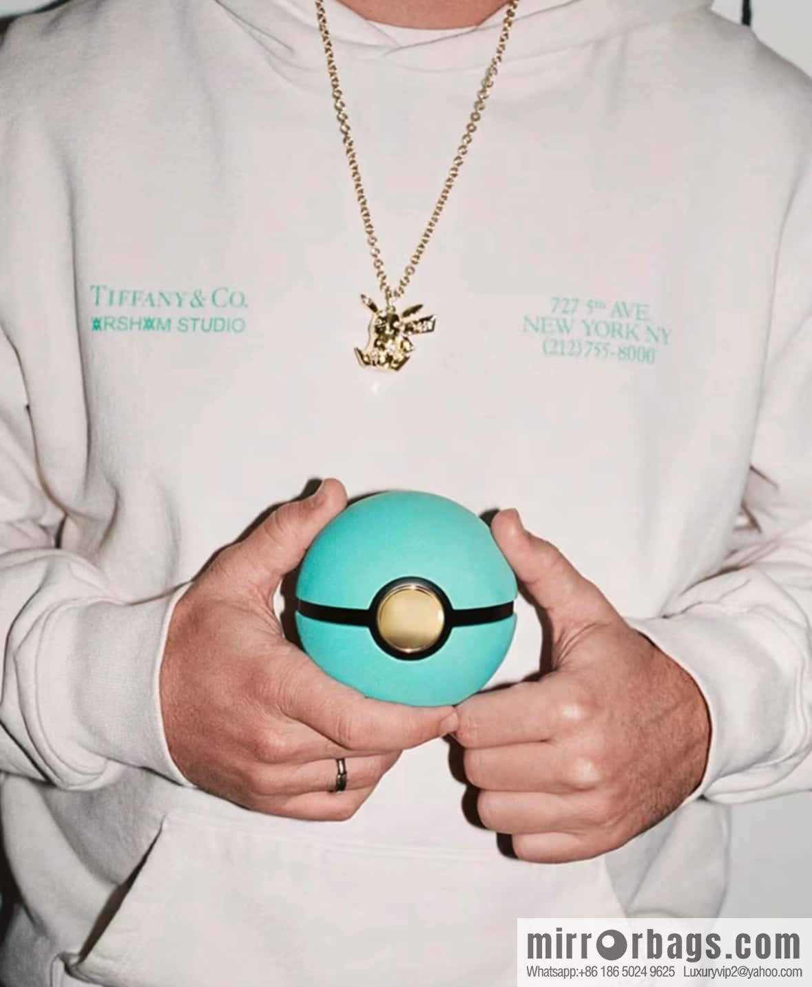 ☀Tiffany & Co. xPokemon & Joint Pikachu Necklace