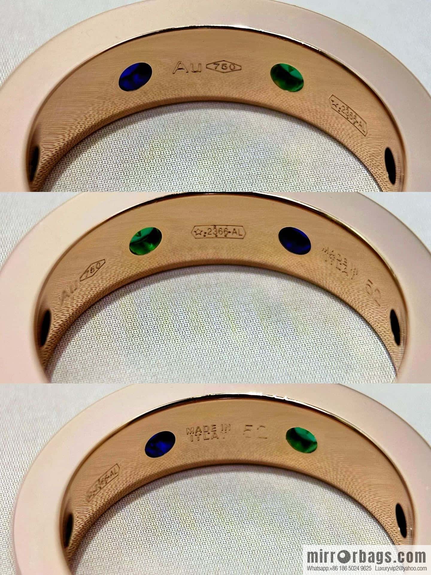 ☀BVLGARI Bulgari Diamond English Alphabet Ring ☀ Ring 5678