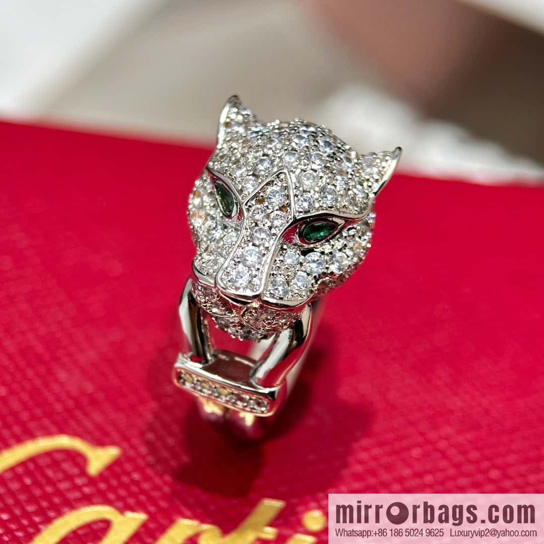 ❗️New ❗️ ☀️ original order ☀️ Cartier PANTHÜRE DECARTIER jungle series full of diamonds leopard ring ☀️
