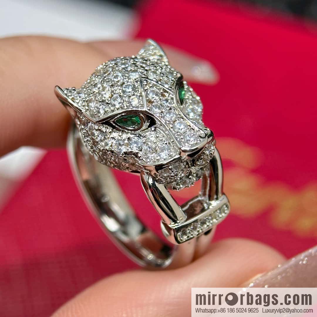 ❗️New ❗️ ☀️ original order ☀️ Cartier PANTHÜRE DECARTIER jungle series full of diamonds leopard ring ☀️