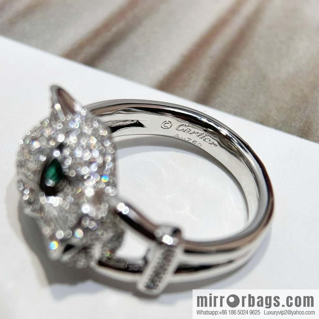 ❗️New ❗️ ☀️ original order ☀️ Cartier PANTHÜRE DECARTIER jungle series full of diamonds leopard ring ☀️