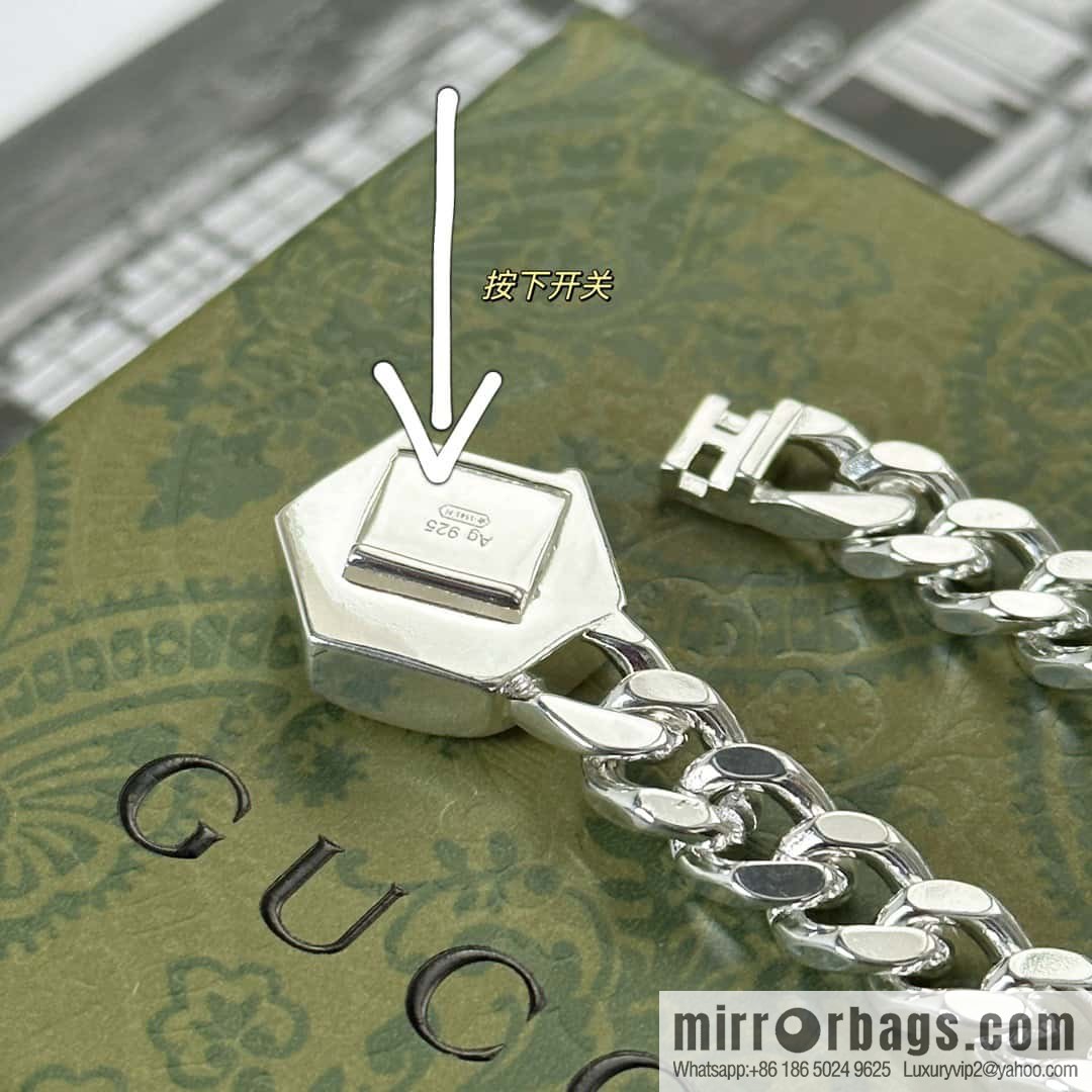 ❗️New ❗️ ☀ new Gucci hexagonal necklace, bracelet ☀️ bracelet size 18 20 22cm