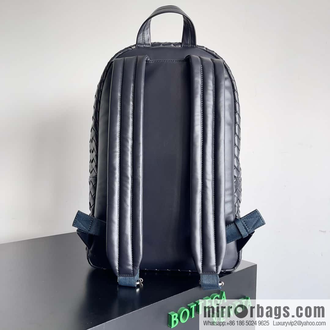 Large~ BV new woven backpack model number: 730732 space blue