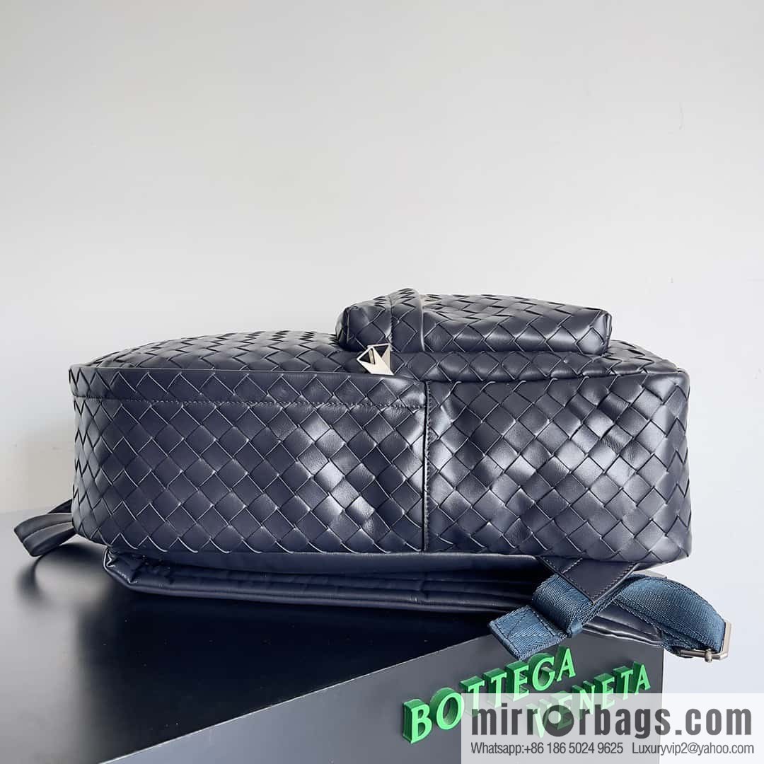 Large~ BV new woven backpack model number: 730732 space blue