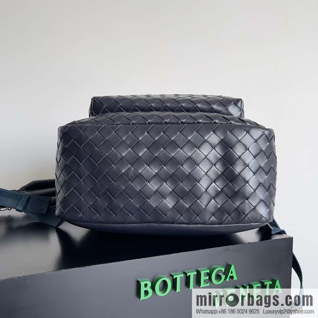 Large~ BV new woven backpack model number: 730732 space blue