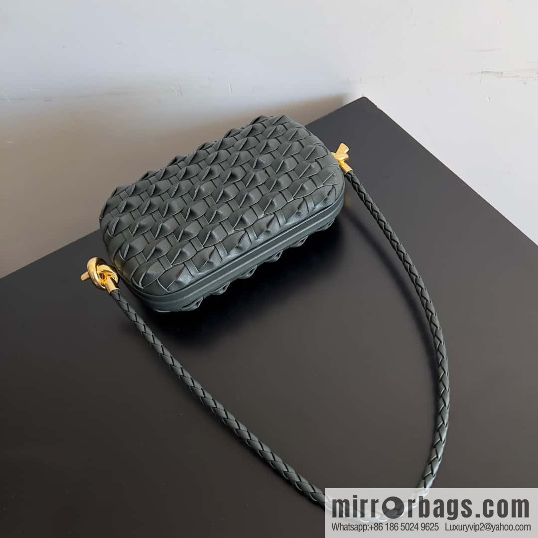 Bottega Veneta BV Knot | minaudiere: 717623 dark green