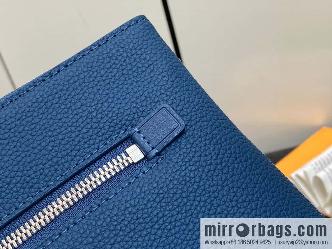 [Premium‑quality] M69837 dark blue, full leather clutch bag series iPad clutch bag M81375 military green M69837 black M69837 gray M82270 blue