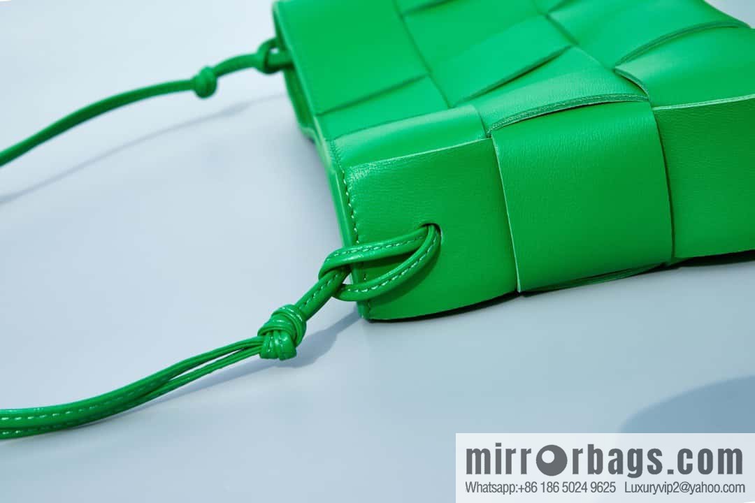 #BV 2023 Cassette Strap Underarm Bag, Model: 730543 Model 80846 Grass Green