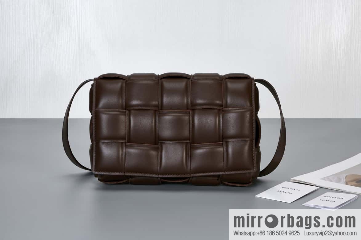 Bottega Veneta Padded Cassette Bag 591970 Dark Chocolate