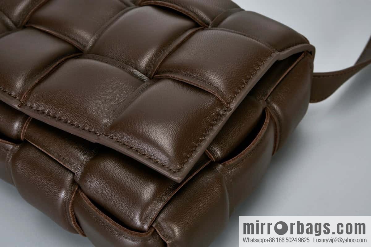 Bottega Veneta Padded Cassette Bag 591970 Dark Chocolate