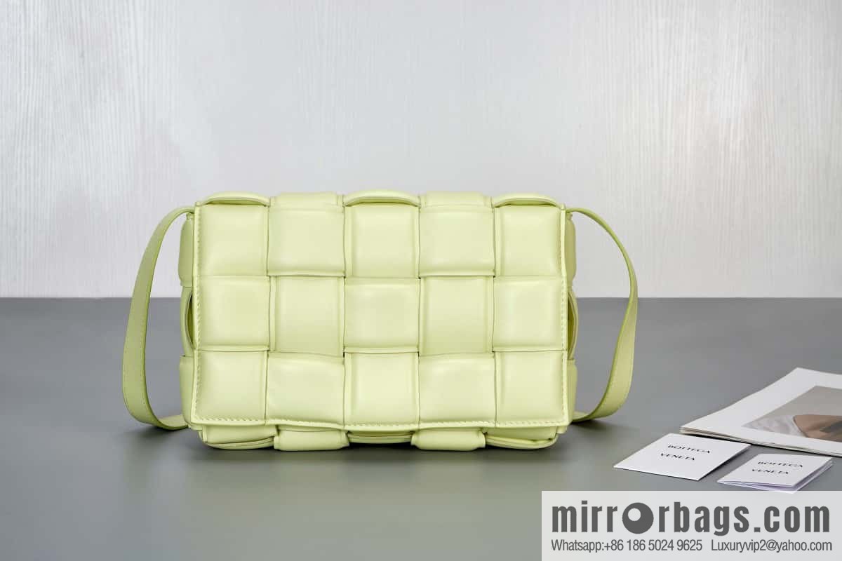 Bottega Veneta Padded Cassette Bag Model; 591970 BV Cassette Pillow Bag, Lemon Yellow