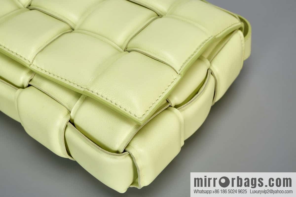 Bottega Veneta Padded Cassette Bag Model; 591970 BV Cassette Pillow Bag, Lemon Yellow