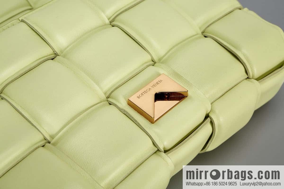 Bottega Veneta Padded Cassette Bag Model; 591970 BV Cassette Pillow Bag, Lemon Yellow