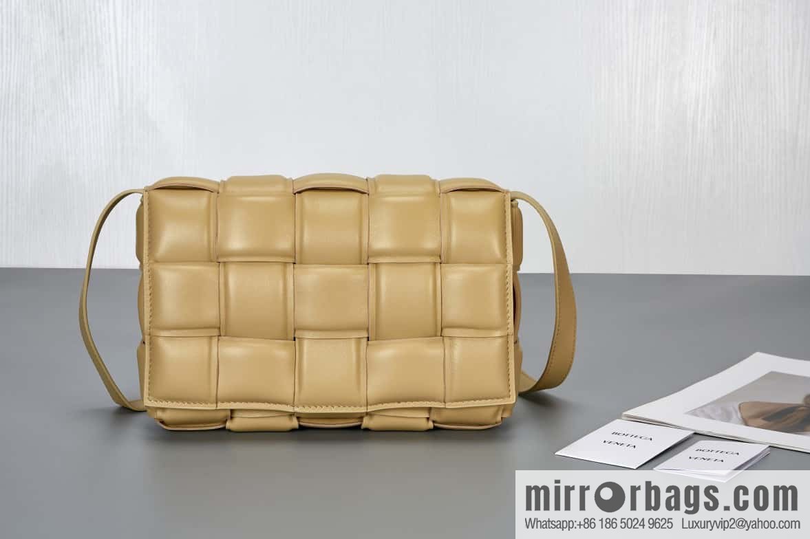 Bottega Veneta Padded Cassette Bag Model; 591970 BV Cassette Pillow Bag, Cassava Color