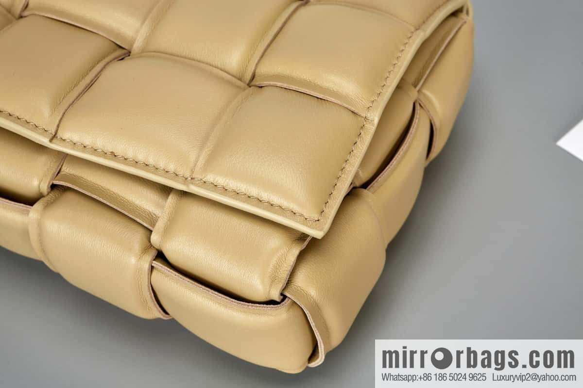 Bottega Veneta Padded Cassette Bag Model; 591970 BV Cassette Pillow Bag, Cassava Color