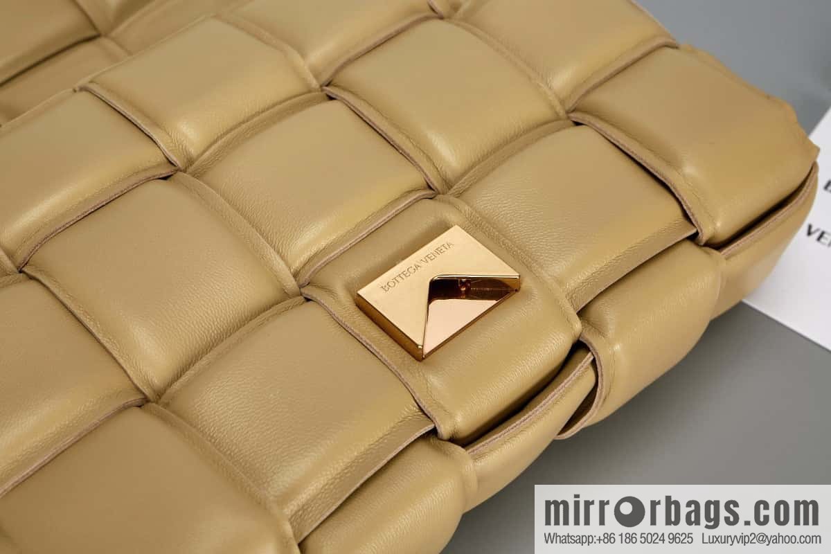 Bottega Veneta Padded Cassette Bag Model; 591970 BV Cassette Pillow Bag, Cassava Color