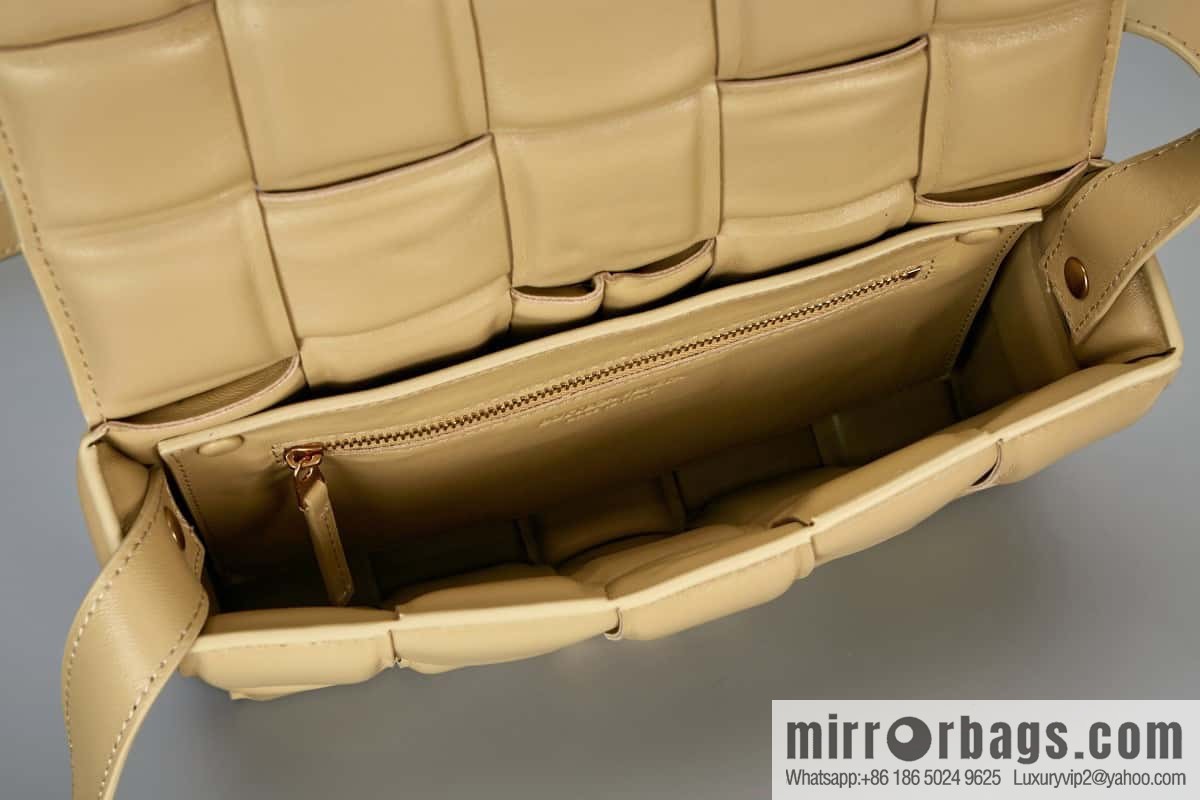 Bottega Veneta Padded Cassette Bag Model; 591970 BV Cassette Pillow Bag, Cassava Color
