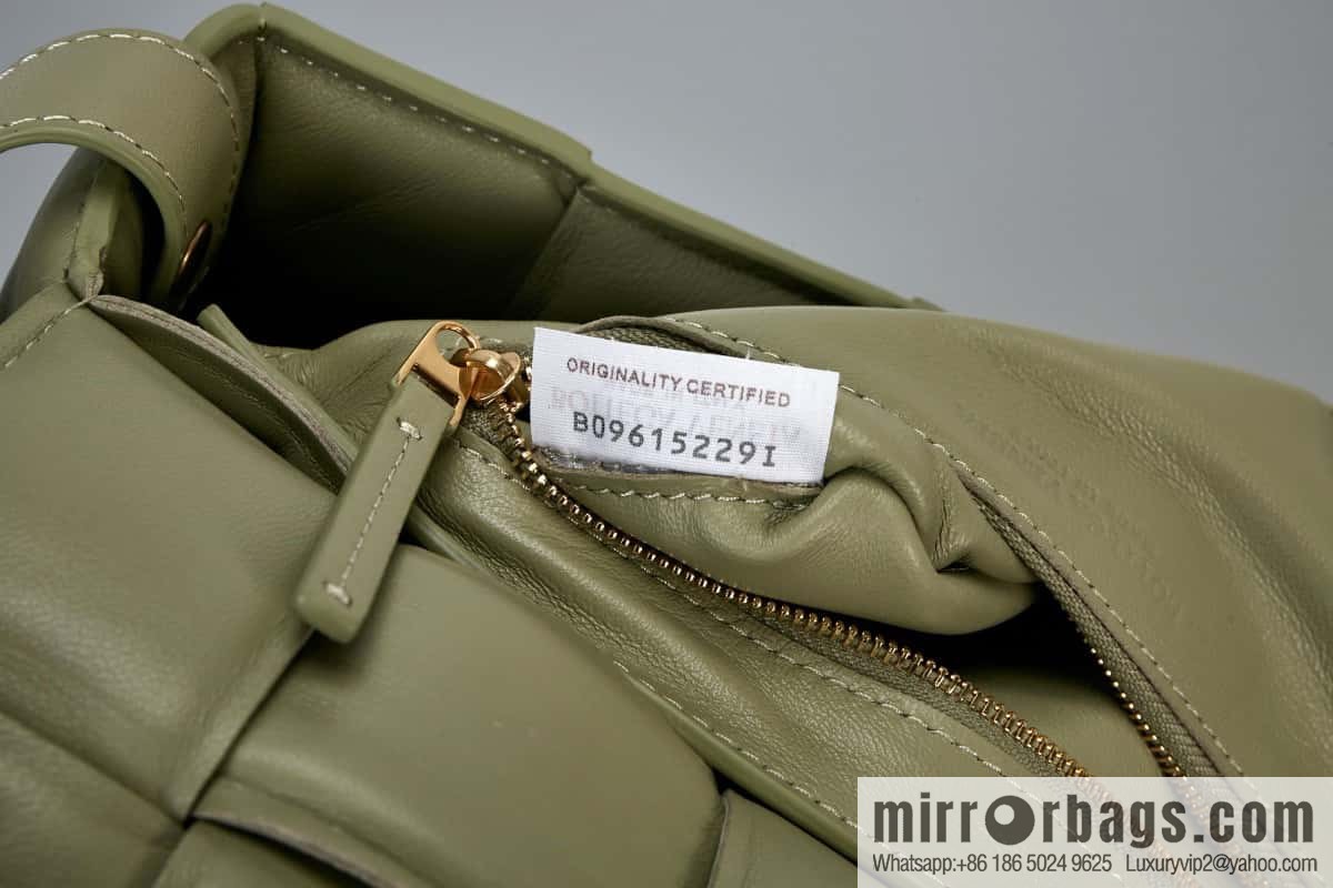 Bottega Veneta Padded Cassette Bag Model; 591970 BV Cassette Pillow Bag, Travertine Green