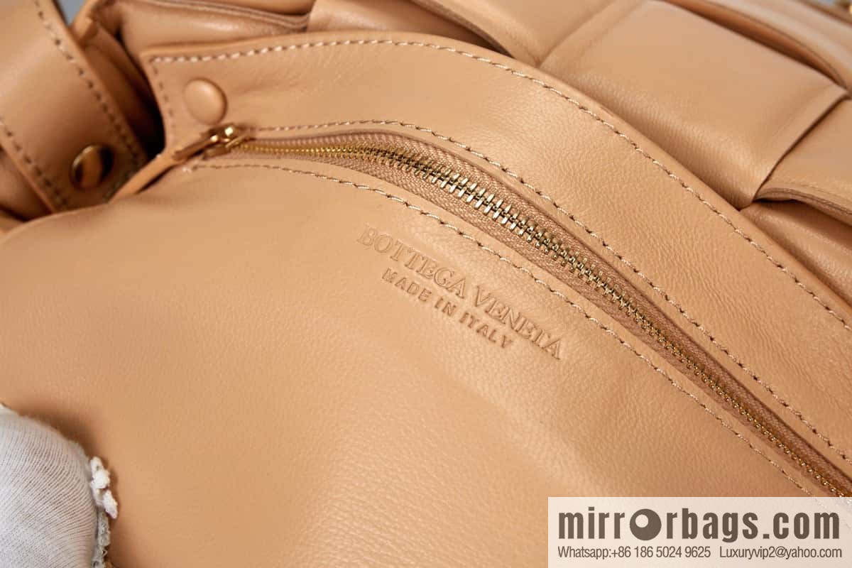 Bottega Veneta Padded Cassette Bag Model; 591970 BV Cassette Pillow Bag, Almond
