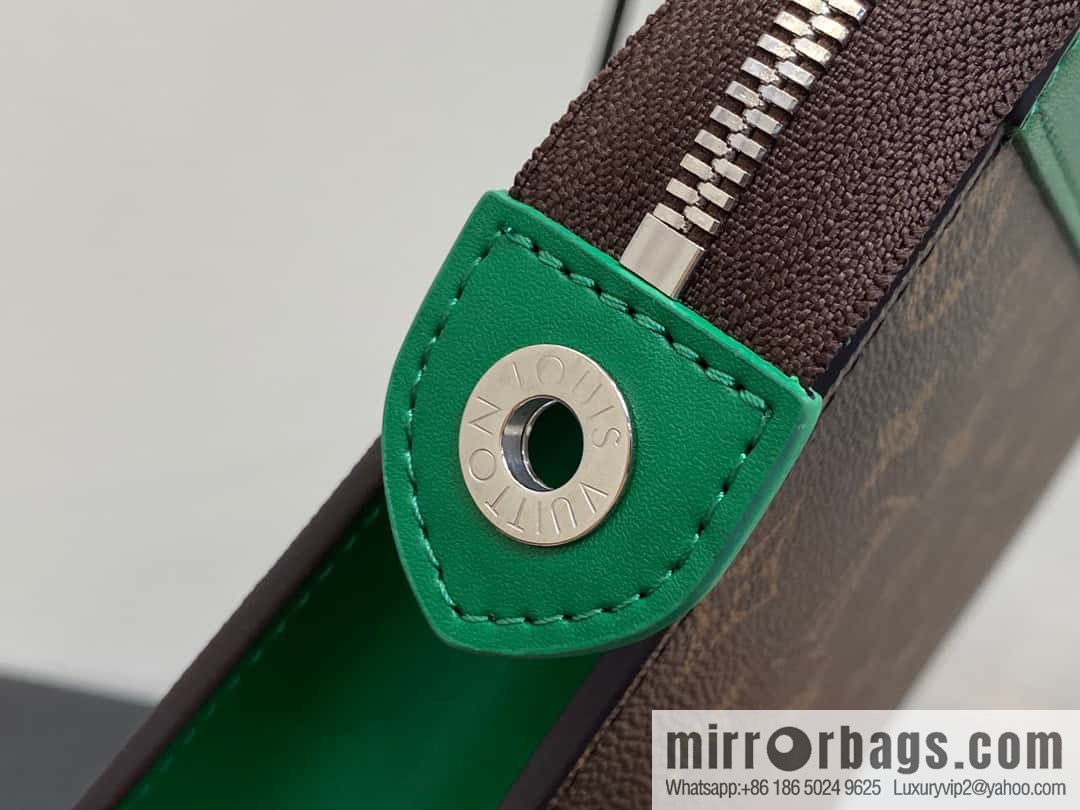 [Premium‑quality] M61692 monogram green M82854 clutch bag series Pochette Voyage medium handbag