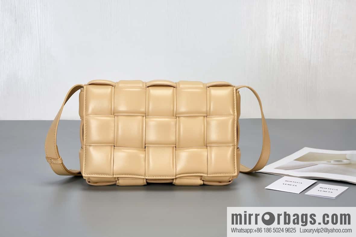 Bottega Veneta Padded Cassette Bag Model; 591970 BV Cassette Pillow Bag, Oatmeal