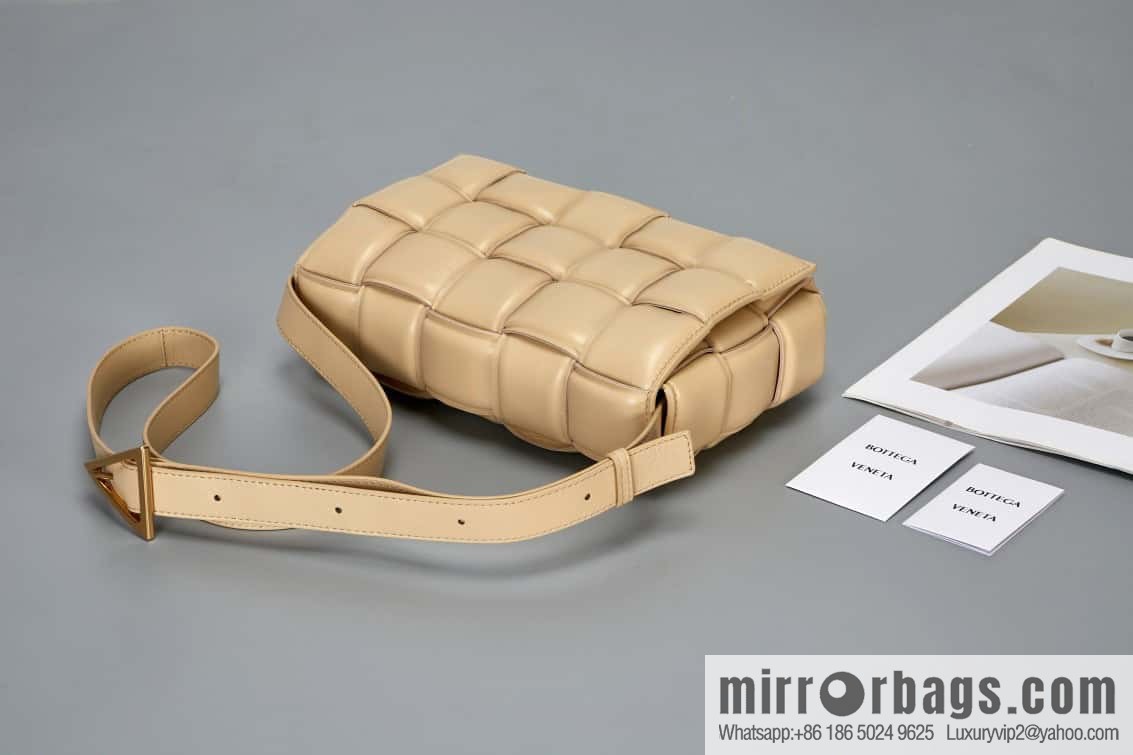 Bottega Veneta Padded Cassette Bag Model; 591970 BV Cassette Pillow Bag, Oatmeal