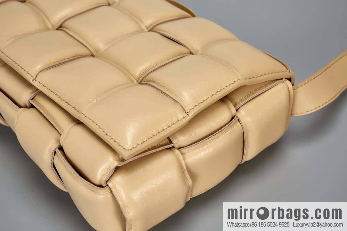 Bottega Veneta Padded Cassette Bag Model; 591970 BV Cassette Pillow Bag, Oatmeal